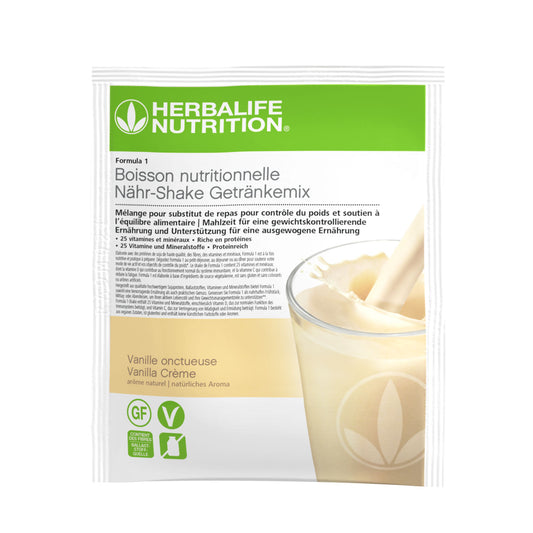 Sachets de Formula 1 nouvelle génération - Boisson Nutritionnelle Vanille Onctueuse lot de 7 sachets de 26 g