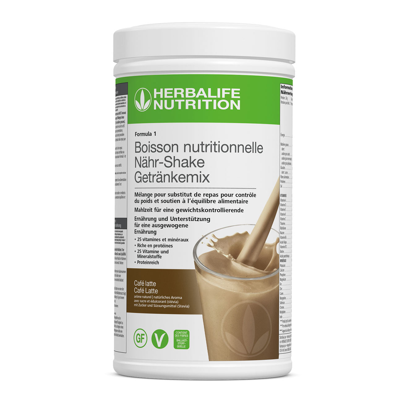 Formula 1 Nouvelle génération - Boisson Nutritionnelle Café Latte 550 g