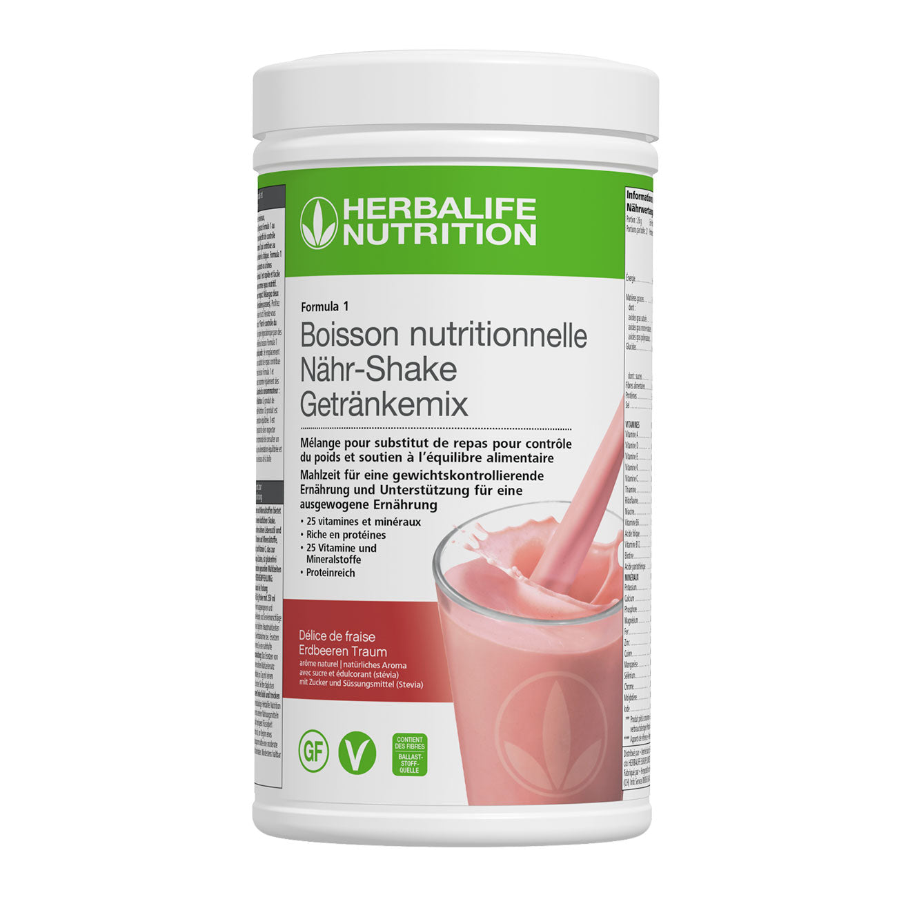 Formula 1 Nouvelle génération - Boisson Nutritionnelle Délice de fraise 550 g