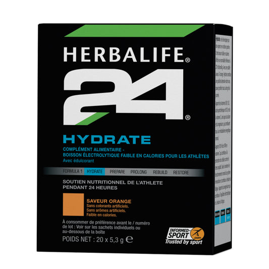 Herbalife24 - Hydrate Orange 20 sachets de 5,3 g