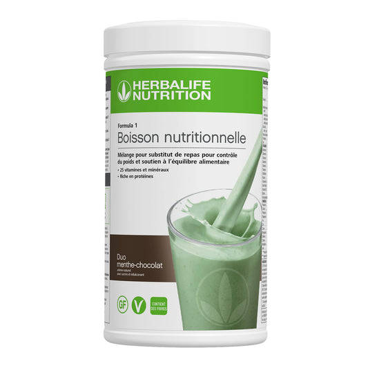 Formula 1 Nouvelle génération - Boisson Nutritionnelle Duo menthe-chocolat 550 g