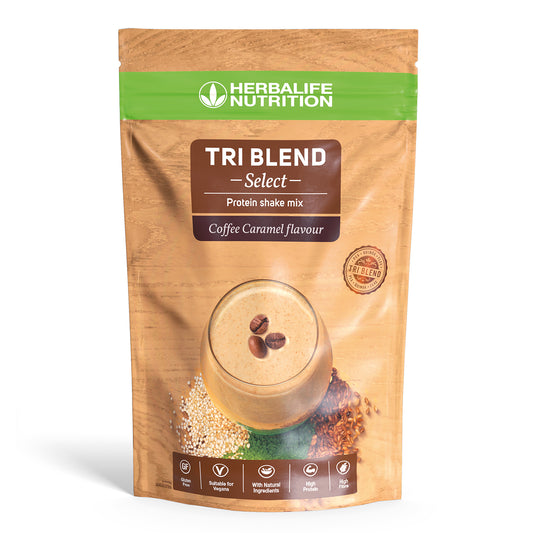 Tri Blend Select – Mélange pour Shake protéiné Café Caramel 600 g