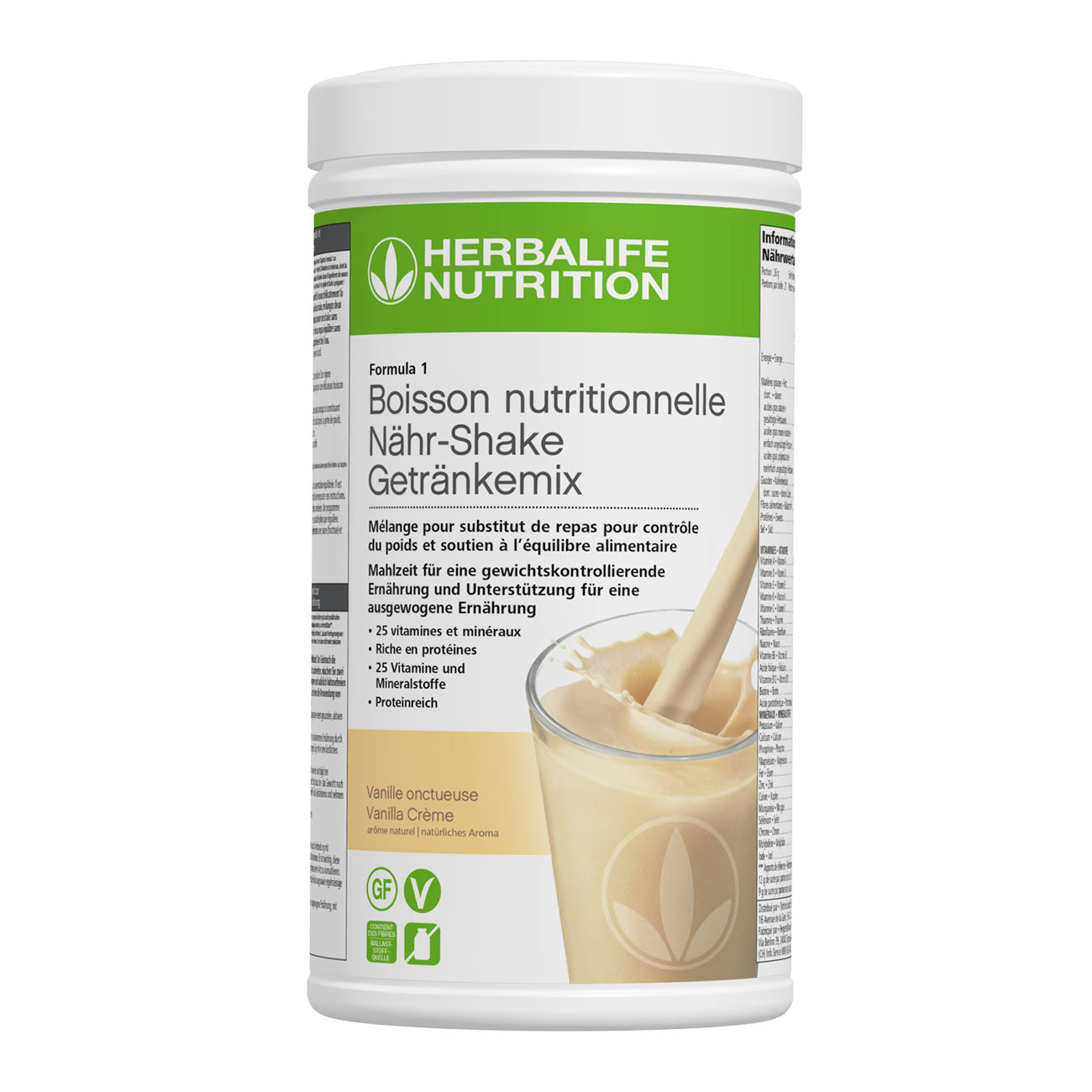 Formula 1 Nouvelle génération - Boisson Nutritionnelle Vanille Onctueuse 550 g